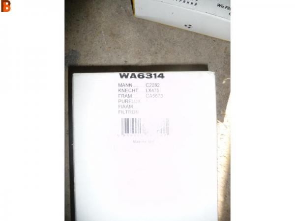 Filtre a air WIX :wa 6314 renault