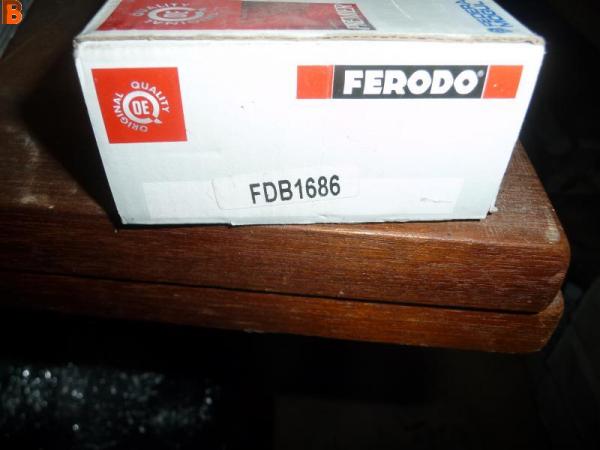 Plaquettes de frein FERODO : FDB1686 toyota